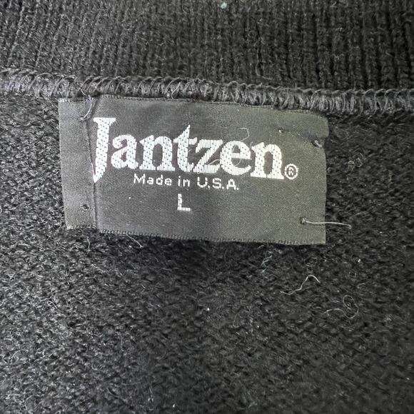 VTG Jantzen Wool Blend Fair Isle Sweater Vest Adult L Grandpa Cottage USA Made - Picture 3 of 6